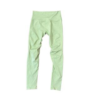 Alphalete Halo Light Lime Green Workout Leggings Size Large